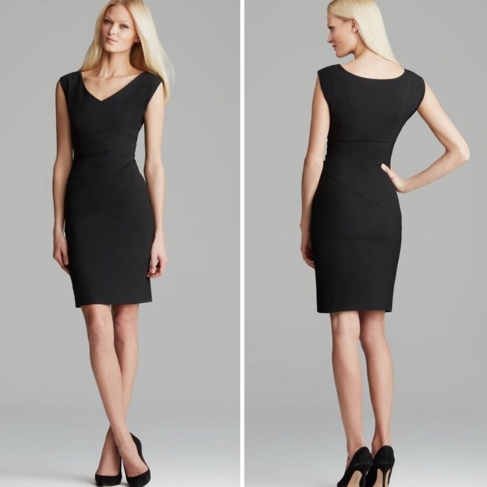 NEW Diane von Furstenberg Bevin sheath dress black